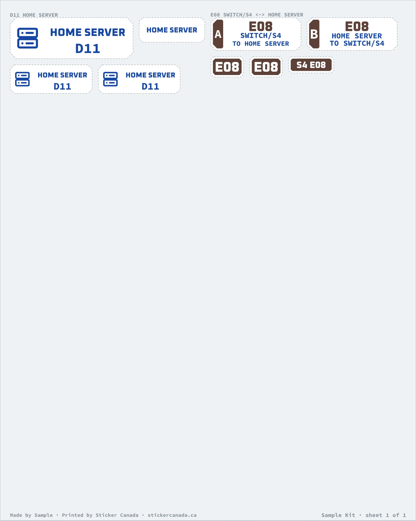An add-on sheet for a grown setup: 9 new or changed pieces, keeping every existing number