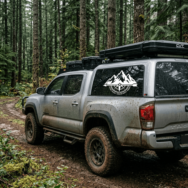 Custom car decals — overlanding and vehicle graphics